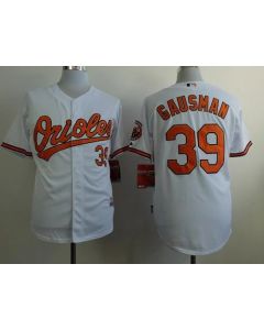 Orioles #39 Kevin Gausman White Cool Base Stitched MLB Jersey