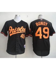 Orioles #49 Dylan Bundy Black Cool Base Stitched MLB Jersey