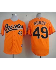 Orioles #49 Dylan Bundy Orange Cool Base Stitched MLB Jersey
