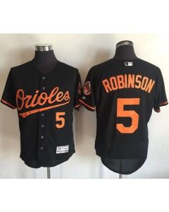 Orioles #5 Brooks Robinson Black Flexbase Authentic Collection Stitched MLB Jersey