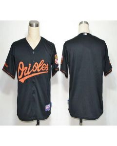 Orioles Blank Black Cool Base Stitched MLB Jersey