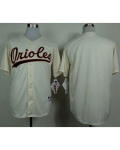 Orioles Blank Cream 1954 Turn Back The Clock Stitched MLB Jersey