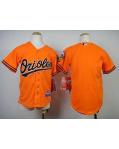 Orioles Blank Orange Cool Base Stitched Youth MLB Jersey