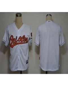 Orioles Blank White Cool Base Stitched MLB Jersey