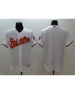 Orioles Blank White Flexbase Authentic Collection Stitched MLB Jersey