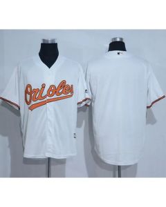 Orioles Blank White New Cool Base Stitched MLB Jersey