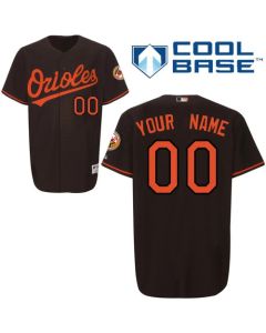 Orioles Personalized Authentic Black MLB Jersey