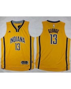 Pacers #13 Paul George Yellow Youth Stitched NBA Jersey