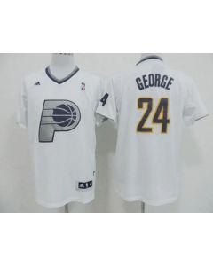 Pacers #24 Paul George White 2013 Christmas Day Swingman Stitched NBA Jersey