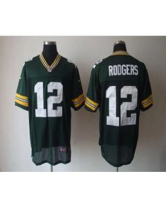 Packers #12 Aaron Rodgers Green Team Color Men's Stitched NFL Elite Jersey