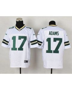 Packers #17 Davante Adams White Men's Stitched NFL Elite Jersey