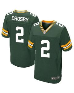 Packers #2 Mason Crosby Green Team Color Men's Stitched NFL Elite Jersey