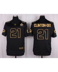 Packers #21 Ha Ha Clinton-Dix Black Men's Stitched NFL Elite Pro Line Gold Collection Jersey