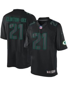 Packers #21 Ha Ha Clinton-Dix Black Men's Stitched NFL Impact Limited Jersey