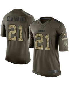 Packers #21 Ha Ha Clinton-Dix Green Men's Stitched NFL Limited Salute To Service Jersey