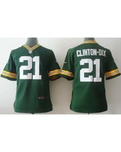 Packers #21 Ha Ha Clinton-Dix Green Team Color Youth Stitched NFL Elite Jersey