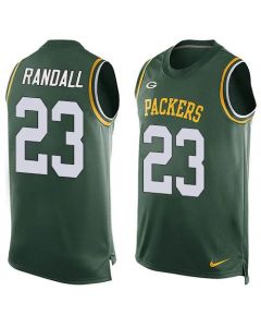 Packers #23 Damarious Randall Green Team Color Men's Stitched NFL Limited Tank Top Jersey