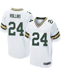 Packers #24 Quinten Rollins White Men's Stitched NFL Elite Jersey