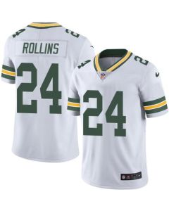 Packers #24 Quinten Rollins White Men's Stitched NFL Limited Rush Jersey
