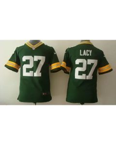 Packers #27 Eddie Lacy Green Team Color Youth Stitched NFL Elite Jersey