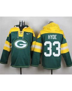 Packers #33 Micah Hyde Green Player Pullover NFL Hoodie