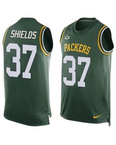 Packers #37 Sam Shields Green Team Color Men's Stitched NFL Limited Tank Top Jersey