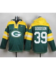 Packers #39 Demetri Goodson Green Player Pullover NFL Hoodie