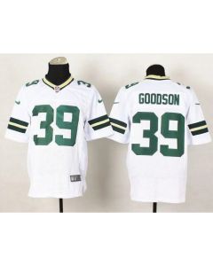 Packers #39 Demetri Goodson White Men's Stitched NFL Elite Jersey
