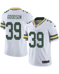 Packers #39 Demetri Goodson White Men's Stitched NFL Limited Rush Jersey