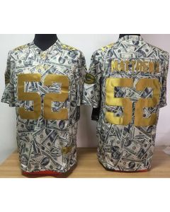 Packers #52 Clay Matthews Dollar Fashion Men's Stitched NFL Elite Jersey