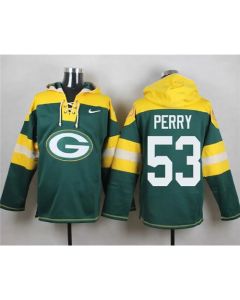 Packers #53 Nick Perry Green Player Pullover NFL Hoodie