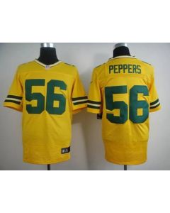 Packers #56 Julius Peppers Yellow Alternate Men's Stitched NFL Elite Jersey