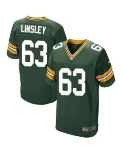 Packers #63 Corey Linsley Green Team Color Men's Stitched NFL Elite Jersey