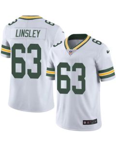 Packers #63 Corey Linsley White Men's Stitched NFL Limited Rush Jersey