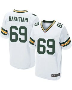 Packers #69 David Bakhtiari White Men's Stitched NFL Elite Jersey