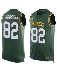 Packers #82 Richard Rodgers Green Team Color Men's Stitched NFL Limited Tank Top Jersey
