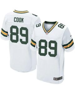 Packers #89 Jared Cook White Men's Stitched NFL Elite Jersey