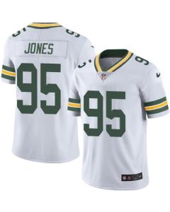 Packers #95 Datone Jones White Men's Stitched NFL Limited Rush Jersey