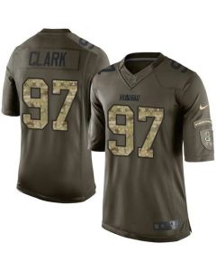 Packers #97 Kenny Clark Green Youth Stitched NFL Limited Salute to Service Jersey