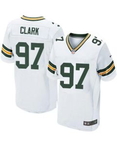 Packers #97 Kenny Clark White Men's Stitched NFL Elite Jersey