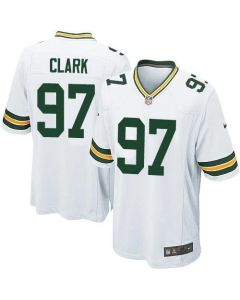 Packers #97 Kenny Clark White Youth Stitched NFL Elite Jersey