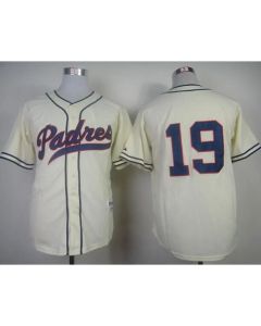 Padres #19 Tony Gwynn Cream 1948 Turn Back The Clock Stitched MLB Jersey