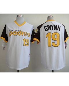Padres #19 Tony Gwynn White 1978 Turn Back The Clock Stitched MLB Jersey