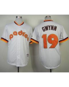 Padres #19 Tony Gwynn White 1984 Turn Back The Clock Stitched MLB Jersey