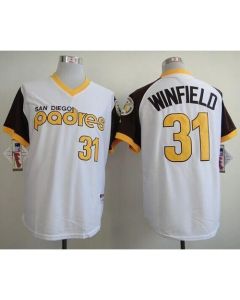 Padres #31 Dave Winfield White 1978 Turn Back The Clock Stitched MLB Jersey