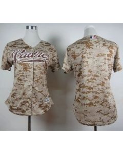 Padres Blank Camo Alternate 2 Women's Stitched MLB Jersey