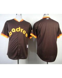 Padres Blank Coffee 1984 Turn Back The Clock Stitched MLB Jersey