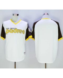 Padres Blank White 1978 Turn Back The Clock Stitched MLB Jersey