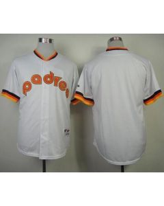 Padres Blank White 1984 Turn Back The Clock Stitched MLB Jersey