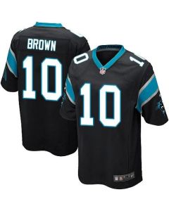 Panthers #10 Corey Brown Black Team Color Youth Stitched NFL Elite Jersey